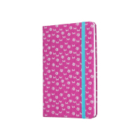 Notebook Optima A5 Eyes, hard cover textile, rubber, cell (O27191-02)