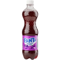 Напій Fanta Zero Sugar Безалкогольний сильногазований соковмісний Виноград 500 мл (5449000265197)