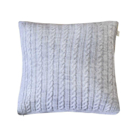 Pillowcase Provence decorative knitted SOFT Gray 45x45 (011742)