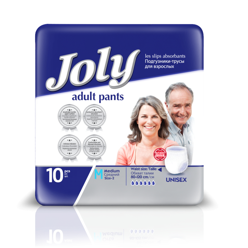 Підгузки для дорослих Joly Трусики 2 Medium 10 шт (8690536804153)
