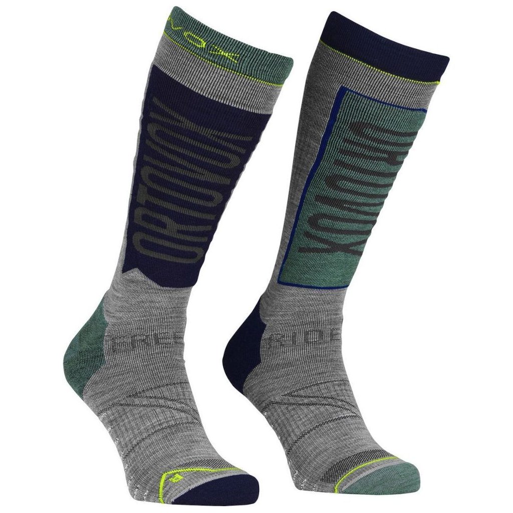 Шкарпетки Ortovox Free Ride Long Socks Mns arctic grey - 39-41 (025.001.1082)