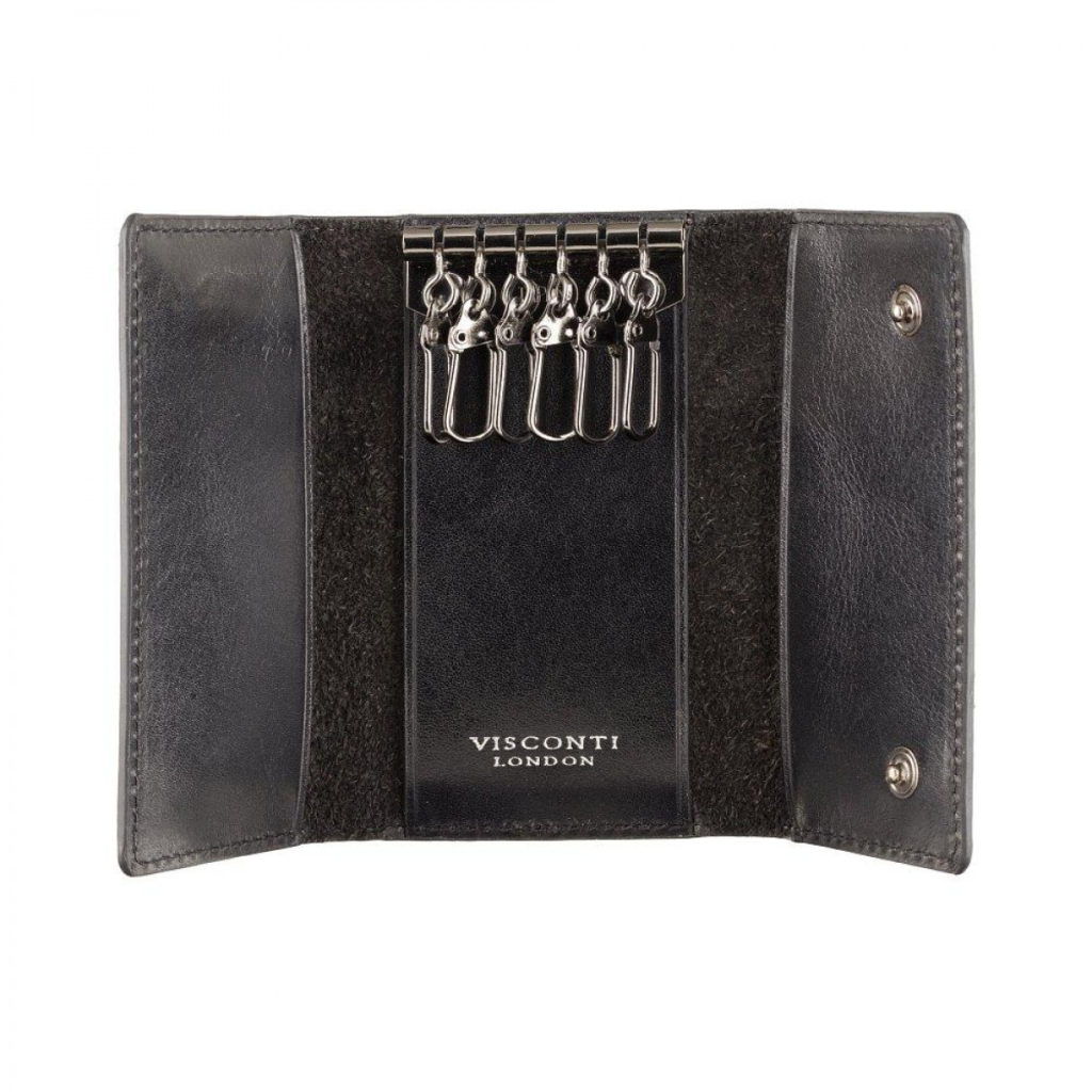Ключниця кишенькова Visconti ENZ76 Dino Black Shadow (ENZ76 BLK)