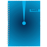 Axent spiral notebook A5 96 sheets, cell, hard cover #32 (8032-32-A)