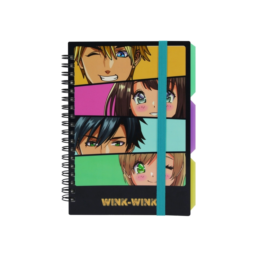 Блокнот Optima Desing 35, B6 з розділювачами 100 аркушів, клітинка (O20358-35) Блокнот Optima Desing 35, B6 з розділювачами 100 аркушів, клітинка (O20358-35)