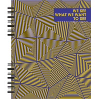Notebook Optima B5 plastic cover, spiral, 60 sheets, cell (O25921)