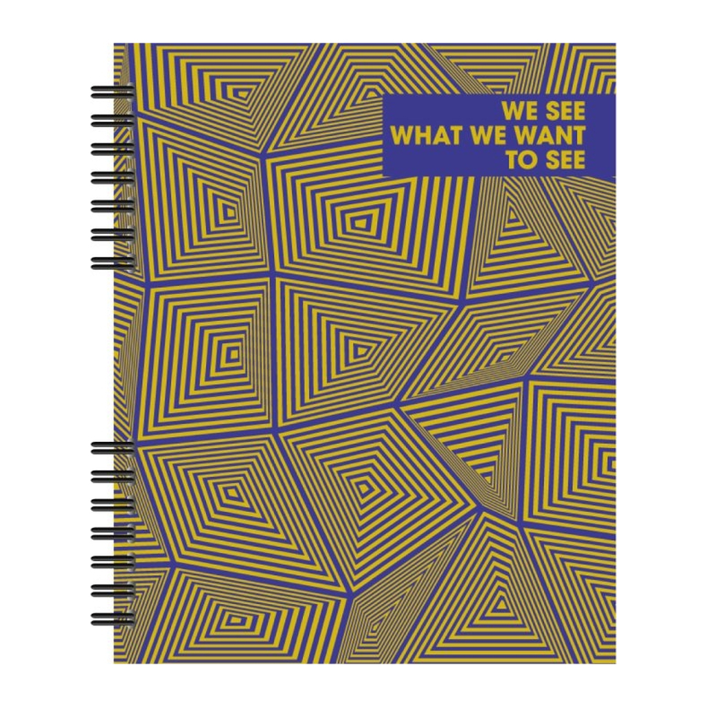 Блокнот Optima В5 пластикова обкладинка, спіраль, 60 аркушів, клітинка (O25921)