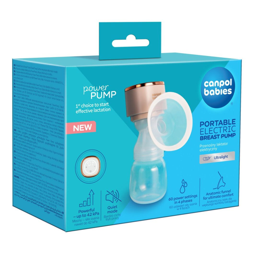 Молоковідсмоктувач Canpol babies портативний електричний PowerPump (20/107)