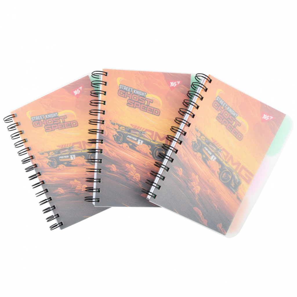 Блокнот Yes В6 Street knight 144 аркуша пластикова обкладинка (681980)