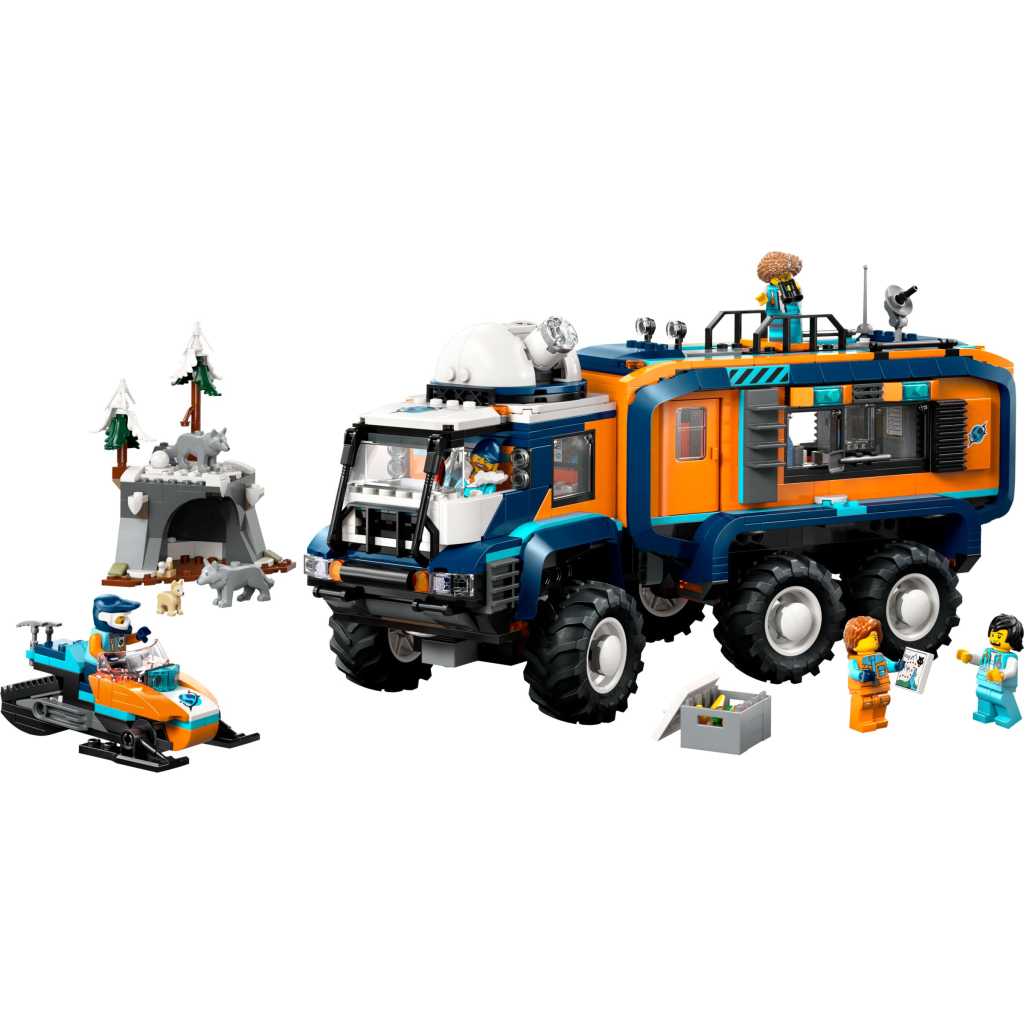 Конструктор LEGO City Арктична дослідна вантажівка з науковою лабораторією (60471)