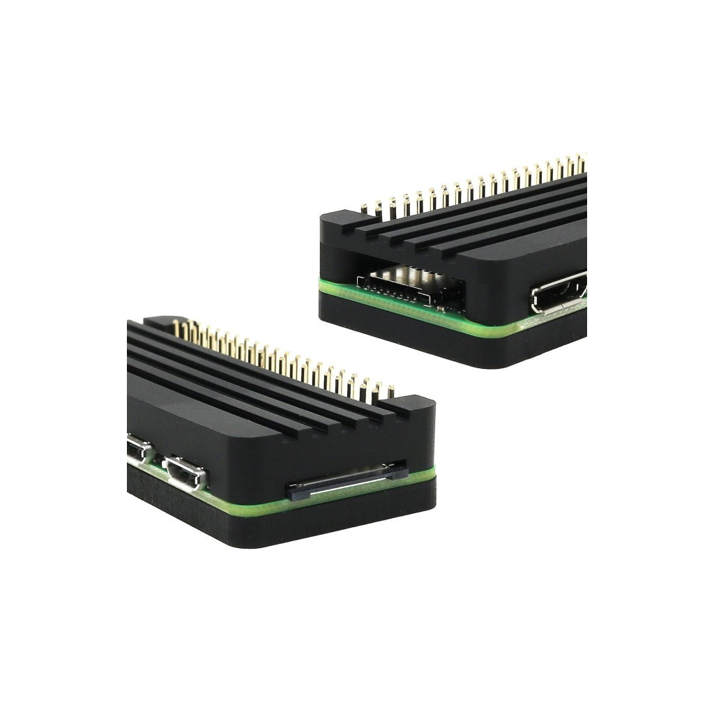 Корпус для Мікро ПК Pi HUT for Raspberry Pi Zero Aluminium Armor Mini Radiator (105134)