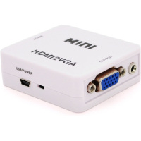 Перехідник HDMI F to VGA F 720P/1080P white Voltronic (YT-CM-HDMI/VGA)