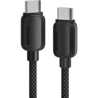Дата кабель USB-C to USB-C 1.0m 100W black Essager (EXCTT1-WL01-P)