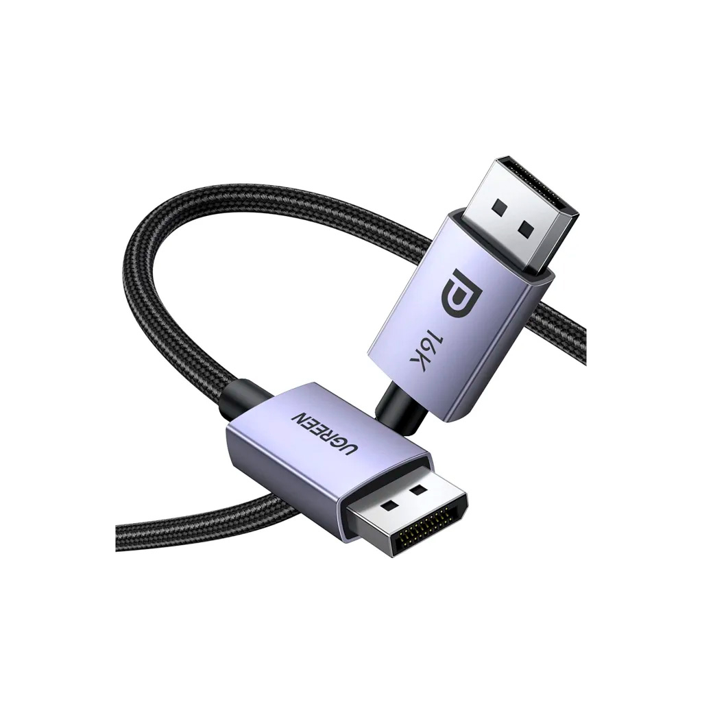 Кабель мультимедійний DisplayPort M to DisplayPort M 3.0m 16K DP118 black Ugreen (25862)