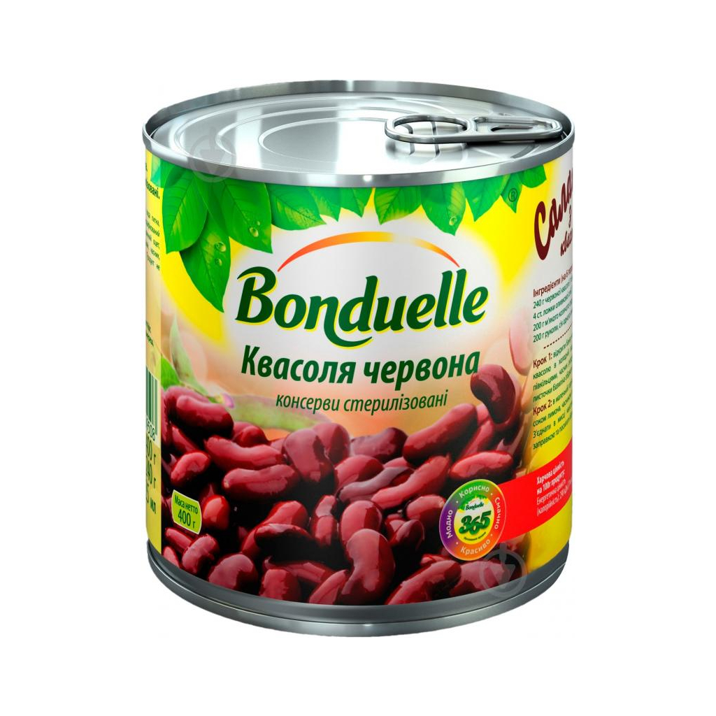 Овочева консервація Bonduelle Квасоля червона 400 г (3083680009508) Овочева консервація Bonduelle Квасоля червона 400 г (3083680009508)