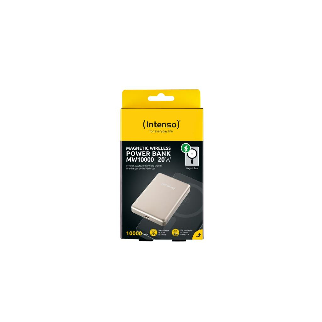 Повербанк Intenso MW10000 10000mAh Magnetic champagne (7344031) Повербанк Intenso MW10000 10000mAh Magnetic champagne (7344031)