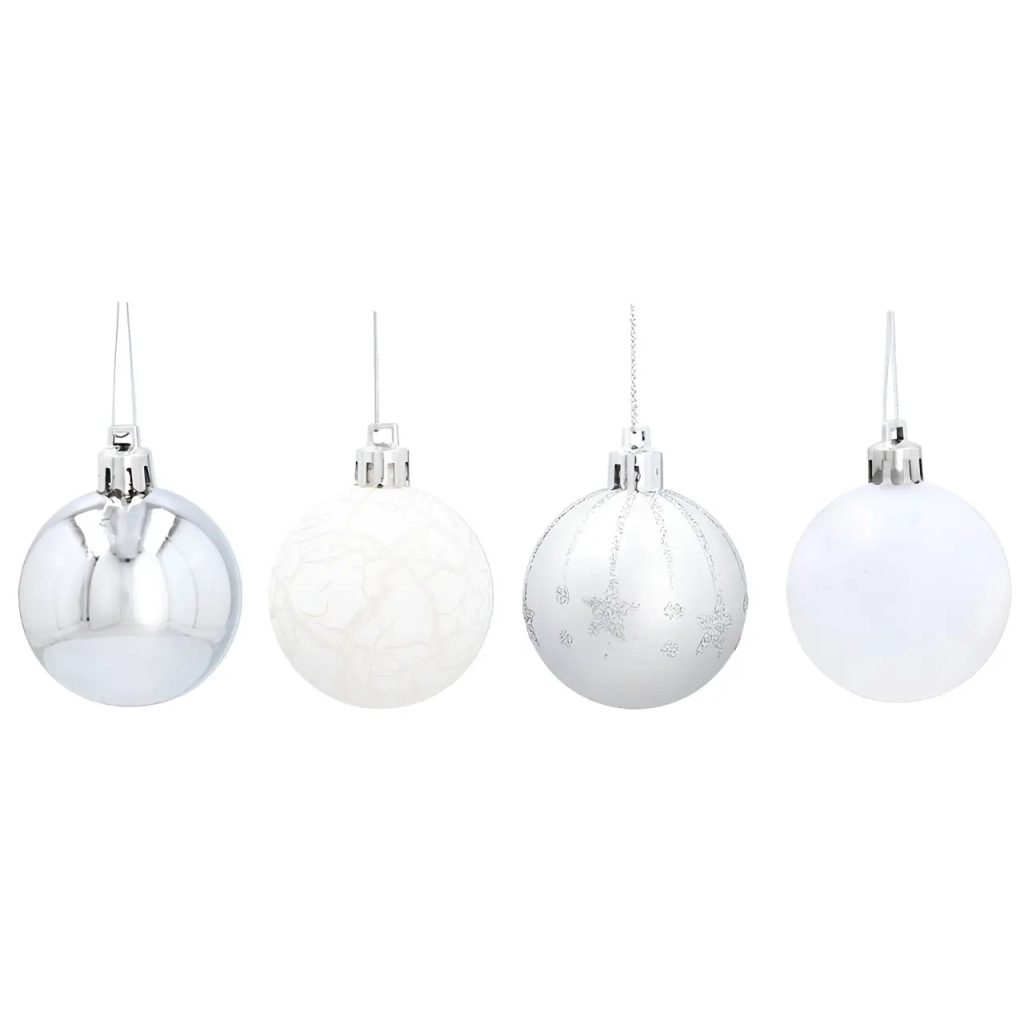 Ялинкова іграшка Chomik кульки компл. 12 шт, 5см, мікс срібні (5900779849693_2) Ялинкова іграшка Chomik кульки компл. 12 шт, 5см, мікс срібні (5900779849693_2)