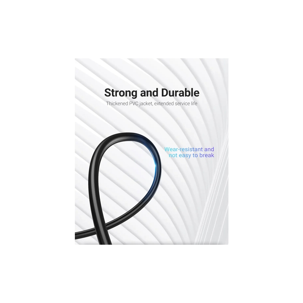 Дата кабель USB 2.0 AM to Mini 5P 2.0m black Vention (COMBH)