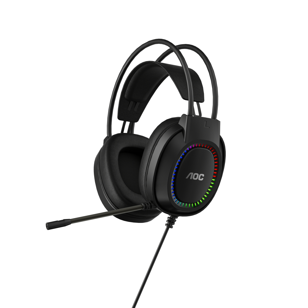 Навушники AOC ACG2500BK RGB Black (ACG2500BK/00) Навушники AOC ACG2500BK RGB Black (ACG2500BK/00)