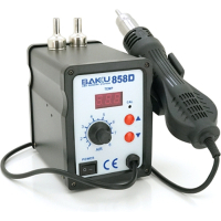 Bakku soldering station BK-858D digital display, hair dryer (138*100*150) 1.85 kg (BK-858D)