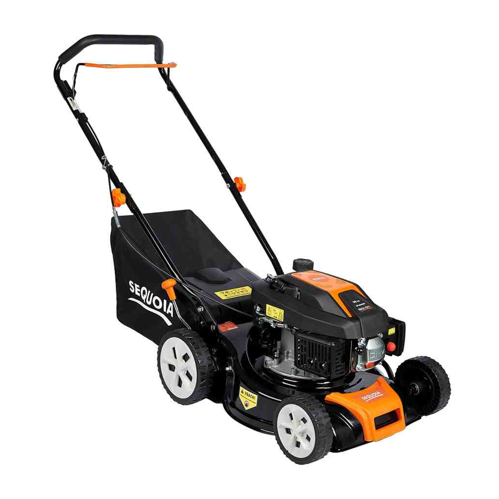 Газонокосарка SEQUOIA бензинова, несамоходна, 2.0 кВт, 40 см, 25-75 мм, 45 л. (SPLM4000) Газонокосарка SEQUOIA бензинова, несамоходна, 2.0 кВт, 40 см, 25-75 мм, 45 л. (SPLM4000)