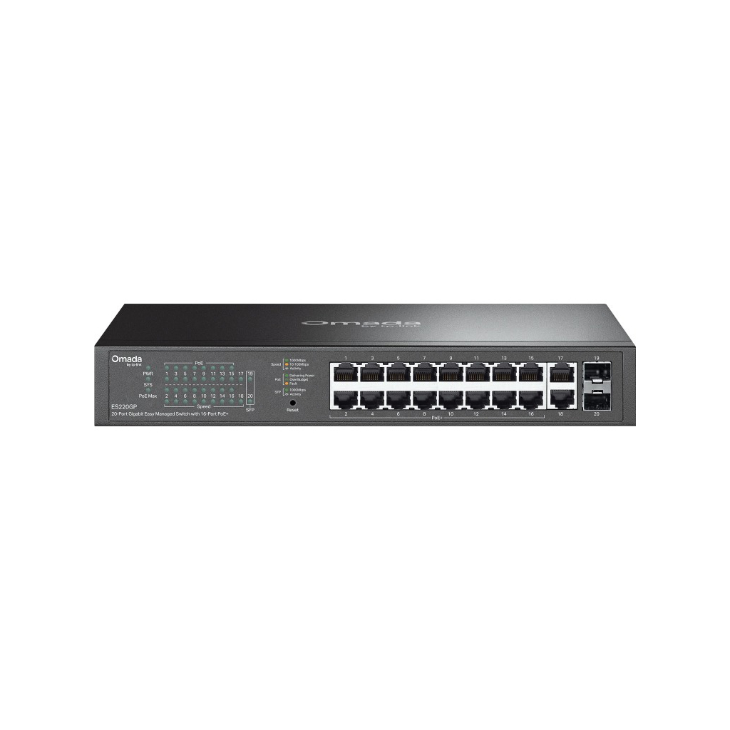 Комутатор мережевий TP-Link ES220GP