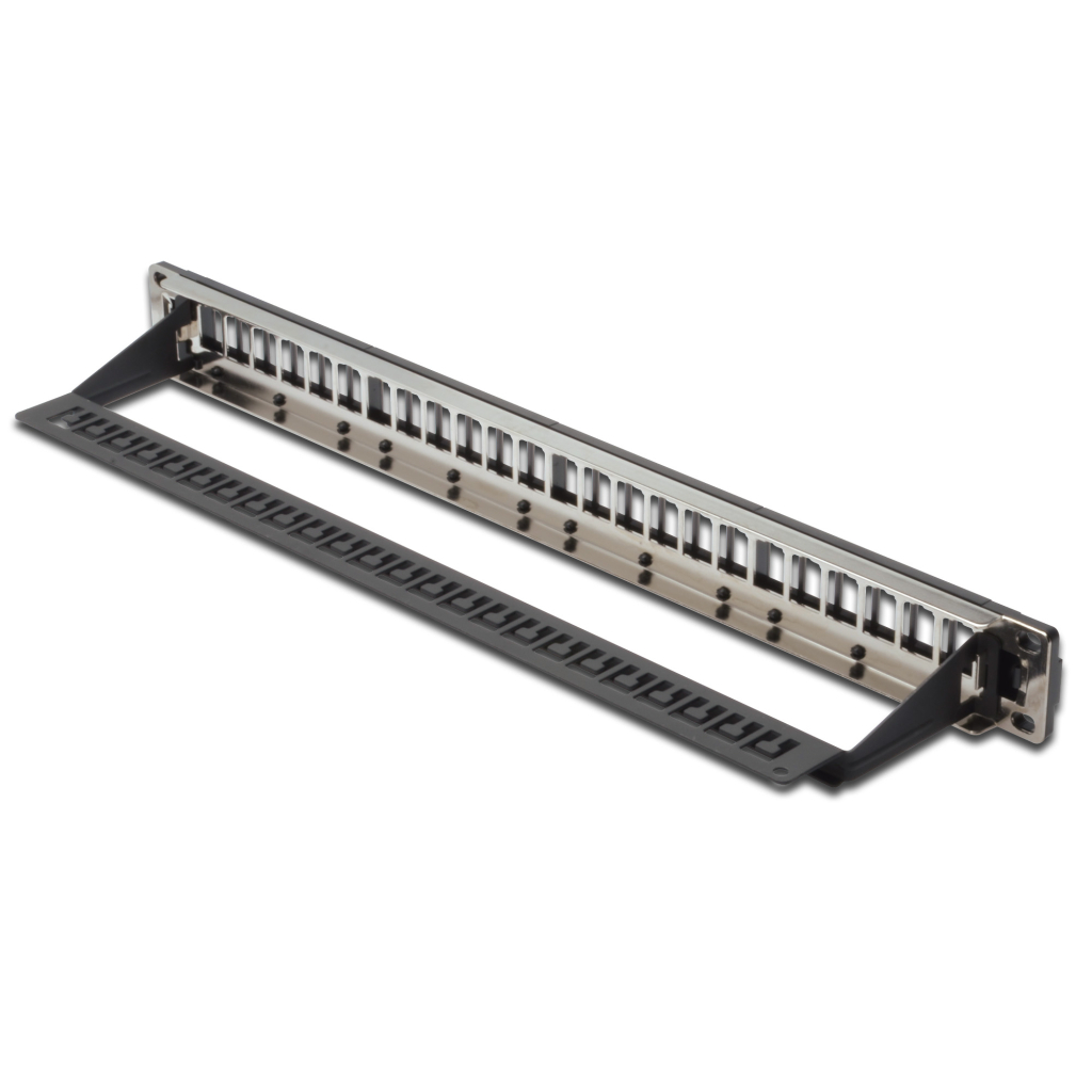 Патч-панель 19" 1U 24 порти набірна Kyestone Digitus (DN-91411-LF)