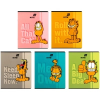 Kite Garfield notebook, 24 sheets, grid (GF26-238)