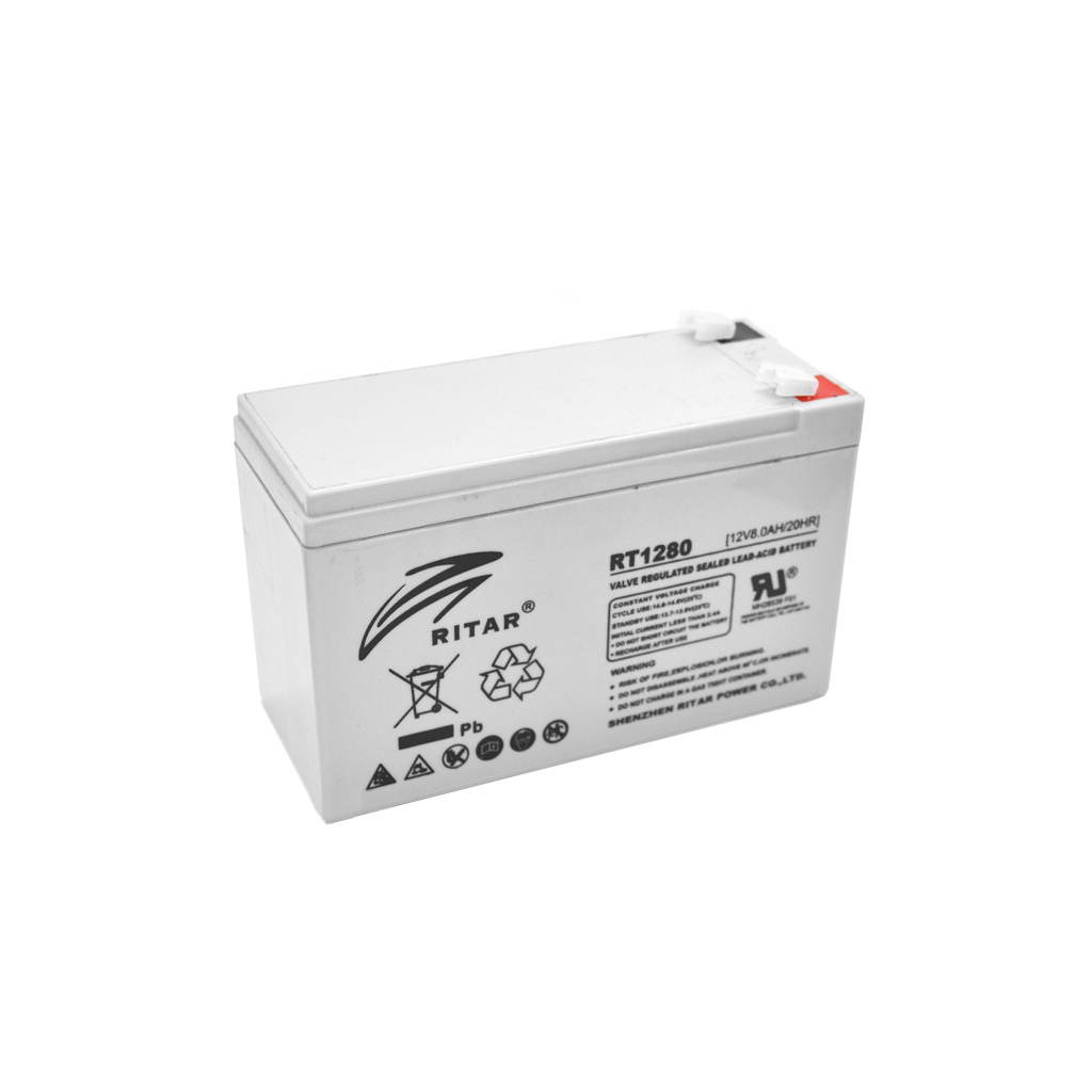 Батарея до ДБЖ Ritar AGM RT1280B, 12V-8Ah (RT1280B)