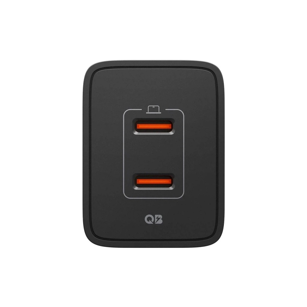 Зарядний пристрій Spigen 2xUSB-C PD 47W black (ACH09457)
