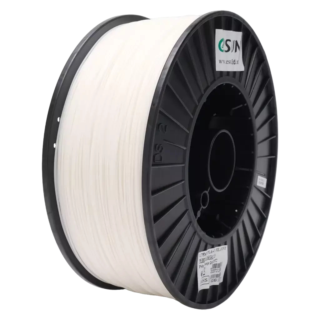 Пластик для 3D-принтера eSUN PLA+ 1.75мм, 3кг White (PLA+175W3) Пластик для 3D-принтера eSUN PLA+ 1.75мм, 3кг White (PLA+175W3)