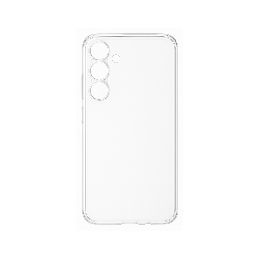 Чохол до мобільного телефона Dengos Case + Cross-body Strap Samsung Galaxy S25 FE Clear+Grey (DG-KM-CCRB-26)