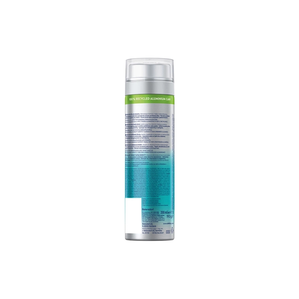 Гель для гоління Nivea MEN Fresh Kick Shaving Gel 200 мл (5900017078663)