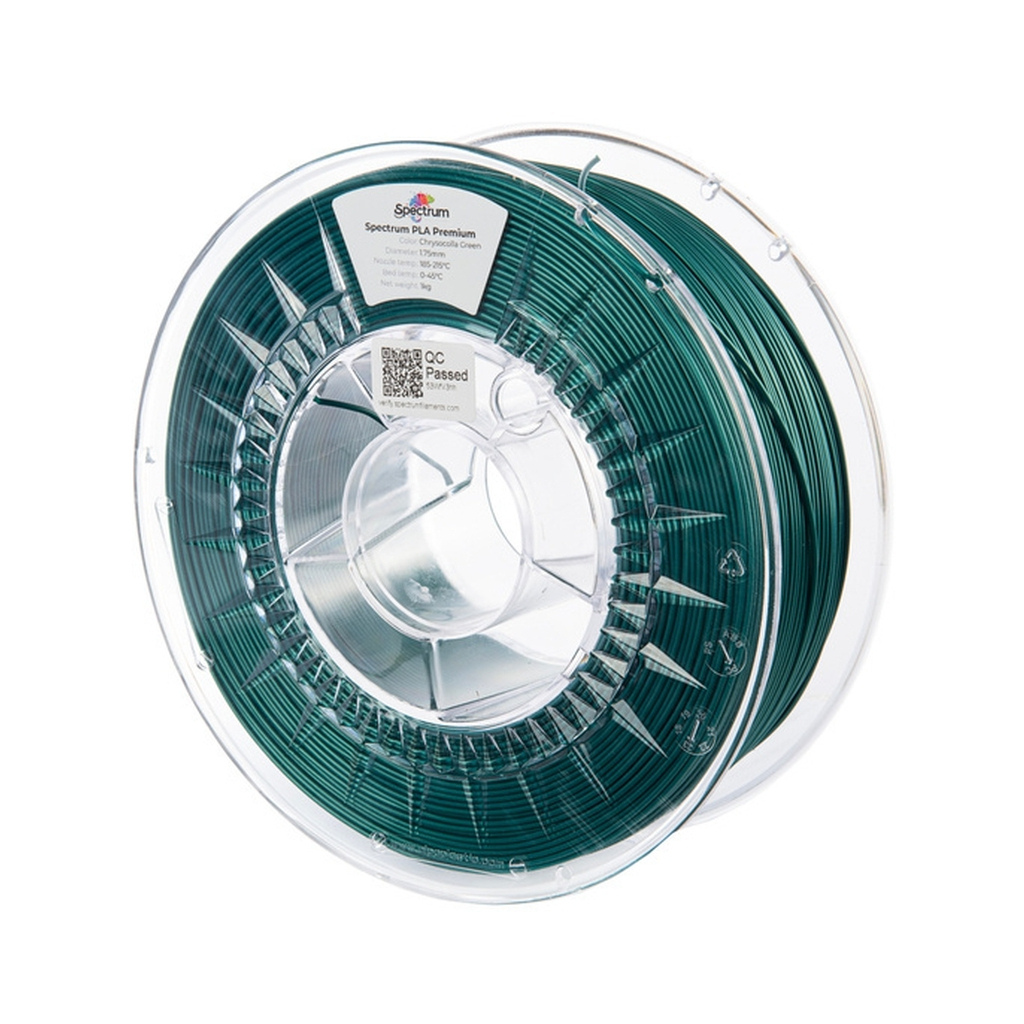 Пластик для 3D-принтера Spectrum PLA Premium 1.75mm 1kg Green, Chrysocolla (80846)