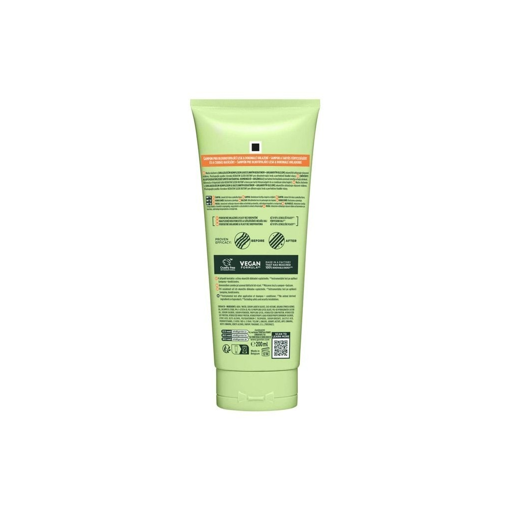Шампунь Garnier Fructis Keratin Sleek Shampoo 200 мл (3600542638807)