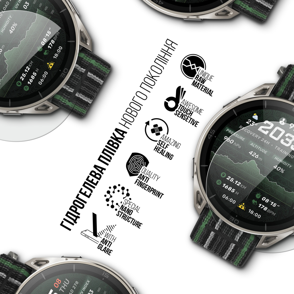 Плівка захисна Armorstandart Matte hydrogel Amazfit Cheetah 2 Ultra 6 pcs (ARM93586)
