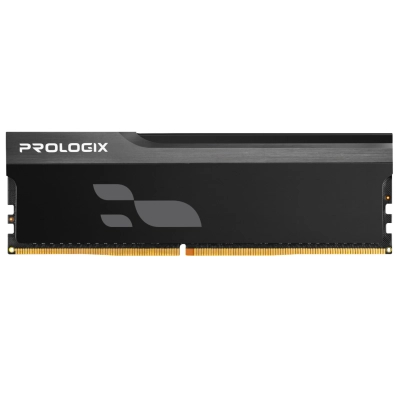 Модуль пам'яті для комп'ютера DDR5 16GB 6000 MHz Onyx Black Prologix (PRO16GB6000YB5)