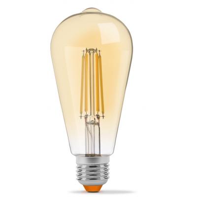 Light bulb Videx Filament ST64FAD 6W E27 2200K 220V (VL-ST64FAD-06272)