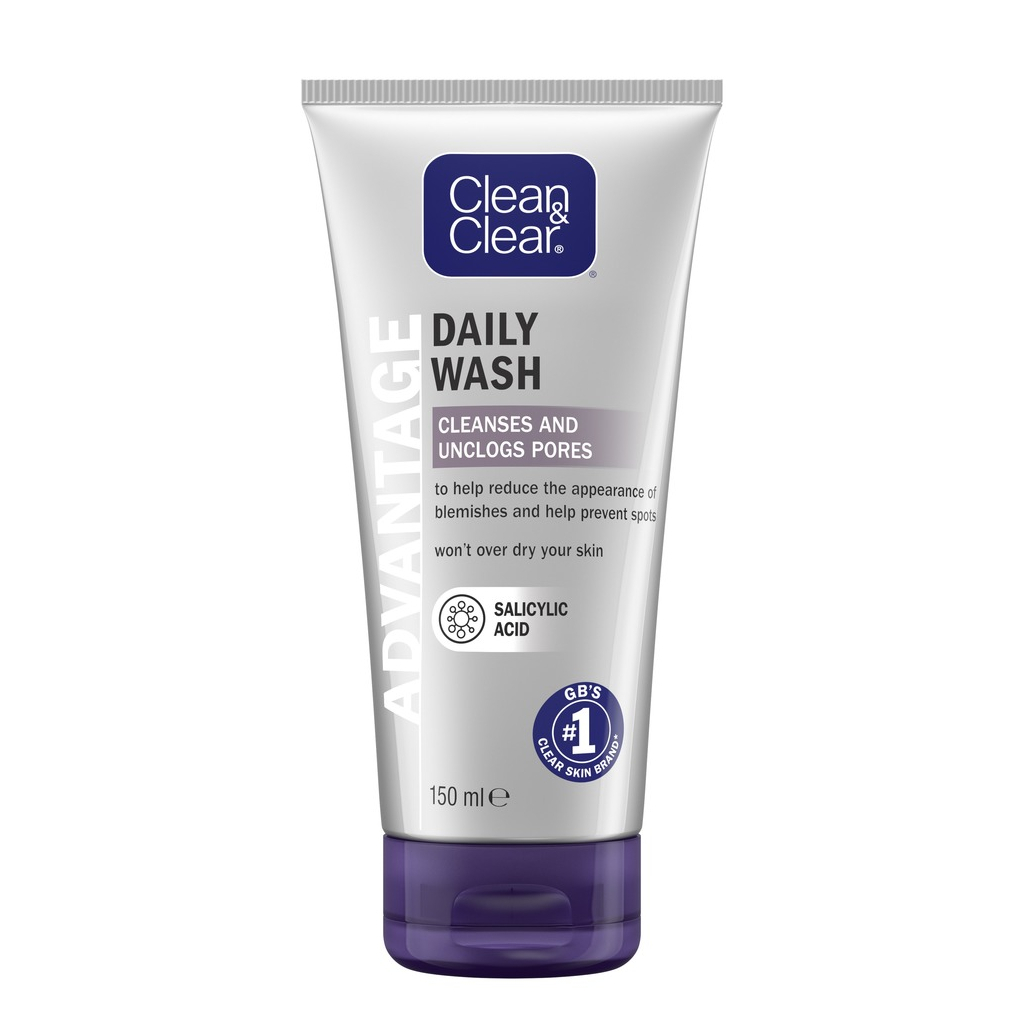 Гель для вмивання Clean & Clear Advantage Швидкий Ефект проти прищів щоденний 150 мл (3574660177596/3574660398410)