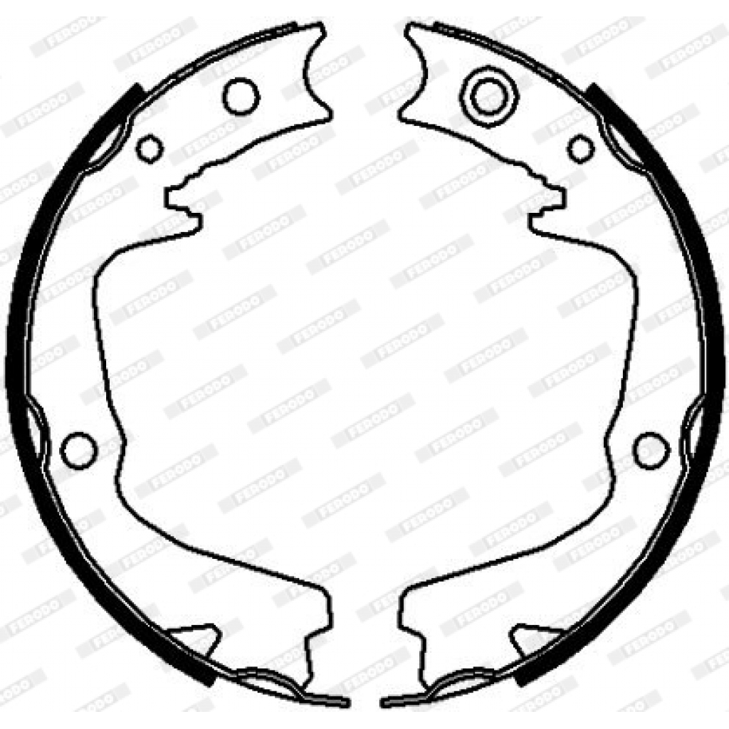 Гальмівні колодки FERODO FSB4112 Гальмівні колодки FERODO FSB4112