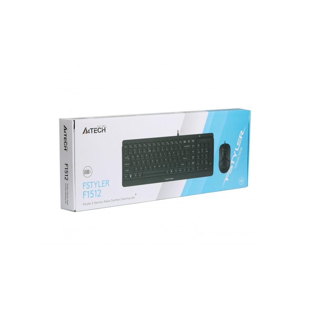 Комплект A4Tech F1512 Black (4711421957939)