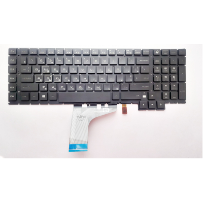 Laptop keyboard HP Omen 17-AN Series black with backlight UA (A46187)