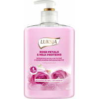 Liquid soap Luksja Creamy Rose Petal & Milk Proteins 500 ml (5900998007188)