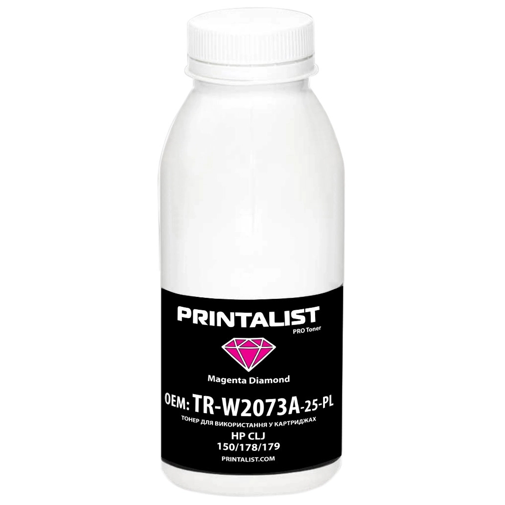 Тонер HP CLJ 150/178/179, 25г Magenta Printalist (TR-W2073A-25-PL) Тонер HP CLJ 150/178/179, 25г Magenta Printalist (TR-W2073A-25-PL)