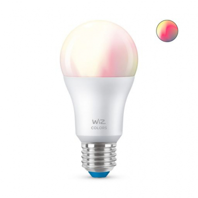Розумна лампочка WiZ E27 8W(60W 806Lm) A60 2200-6500K RGB Wi-Fi (929002383602)