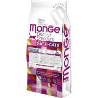 Dry food for cats Monge Cat Adult with the taste of chicken and rice 10 kg (8009470004800)