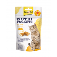 Ласощі для котів GimCat Nutri Pockets Сир + Таурин 60 г (4002064400716)