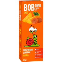 Цукерка Bob Snail Равлик Боб Хурма Шарон, 30 г (4820219341550)