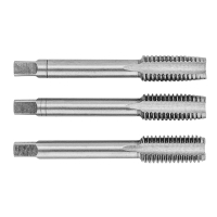 Мітчик Topex M12, крок 1.75 мм, 3 шт. (14A212)