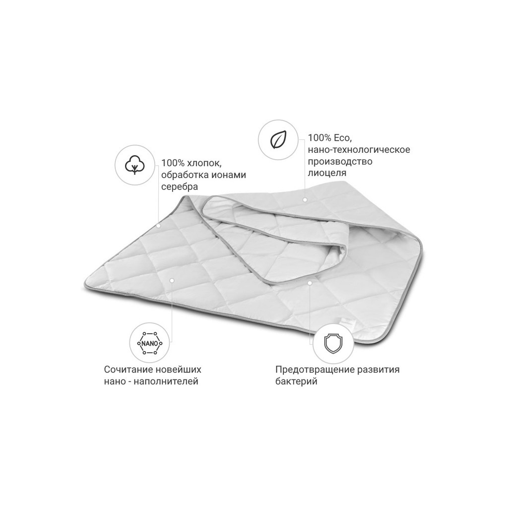 Ковдра MirSon антиалергійна Bianco Тенсел (Modal) 0773 літо 220x240 см (2200000144713)