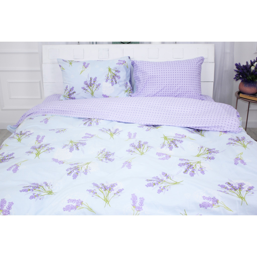 Постільна білизна MirSon Бязь Ranforce Elite 17-0130 Lavender sea 220х240 (2200004704524)
